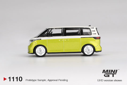 Model Mașină Volkswagen Id.buzz Candy Alb Pomelo Galben 2023 Scara 1:64 Mini GT Mgt01110-l