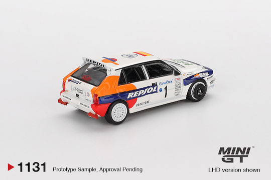 Mașină Lancia Delta Integrale Evoluzione #1 Raliu Monte Carlo 1993 Scara 1:64 Mini GT MGT01131-L