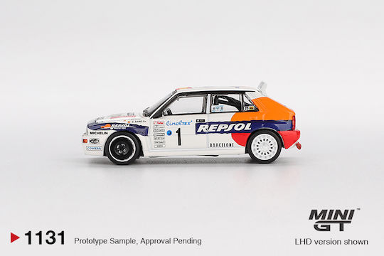 Mașină Lancia Delta Integrale Evoluzione #1 Raliu Monte Carlo 1993 Scara 1:64 Mini GT MGT01131-L