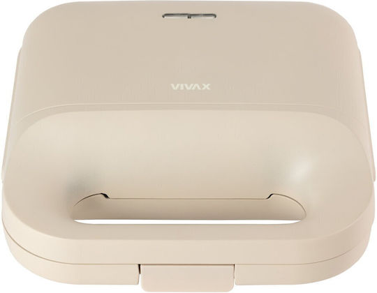 Vivax Sandwich Maker For 2 Sandwiches 750W Beige