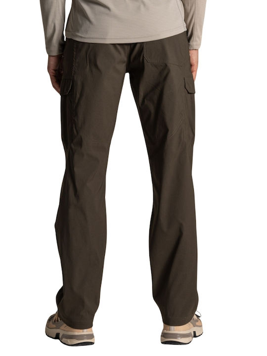 Craghoppers Men's Long Hiking Trousers Brown