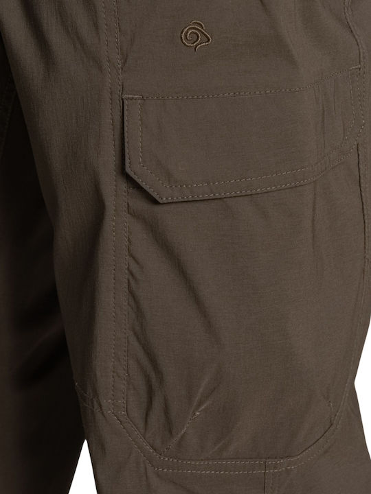 Craghoppers Men's Long Hiking Trousers Brown