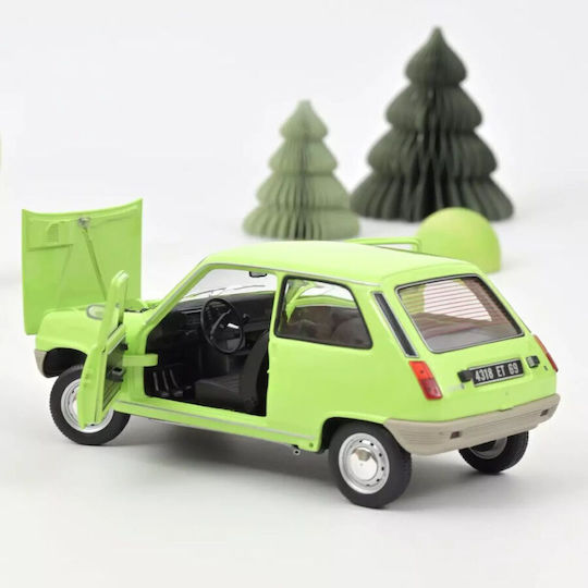 Renault R5 1972 Green Car Model 1:18