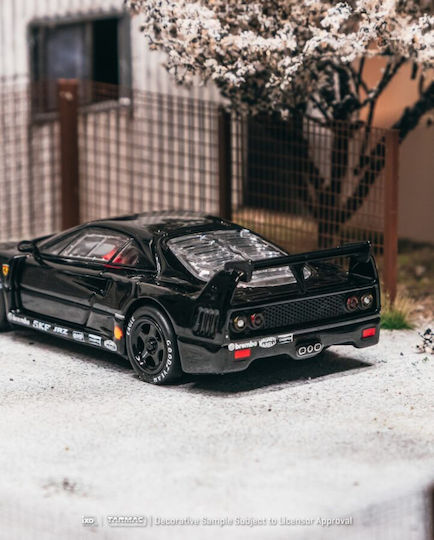 Model Mașină Ferrari F40 Negru Diecast Logo «madrid 2026» Scara 1:64 Tarmac