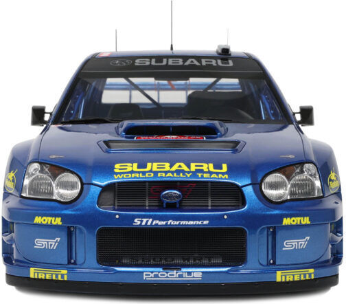 Model Mașină Machetă Subaru Impreza S9 Wrc Albastru P Solberg Raliul Țării Galilor 2003 1.12 Otto Models G092