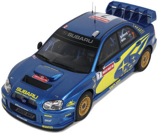 Model Mașină Machetă Subaru Impreza S9 Wrc Albastru P Solberg Raliul Țării Galilor 2003 1.12 Otto Models G092