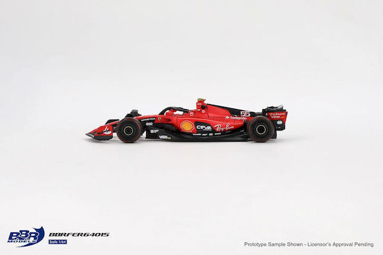 Model Mașină Ferrari Sf23 #55 C Sainz Gp Bahrain 2023 Scara 1:64 Bbr Bbrfer64015