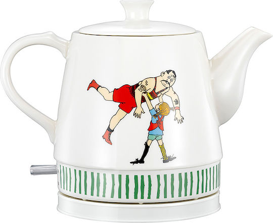 Pippi Ceramic Electric Kettle 0.8l 1750w Fast Heating White