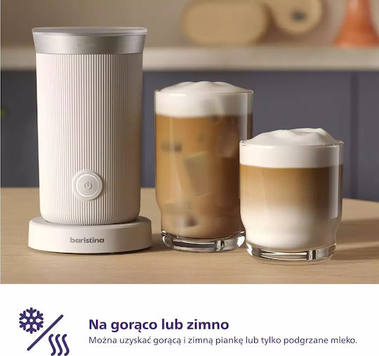 Philips Baristina Device for Hot & Cold Milk Froth with Non-Stick Coating 120ml