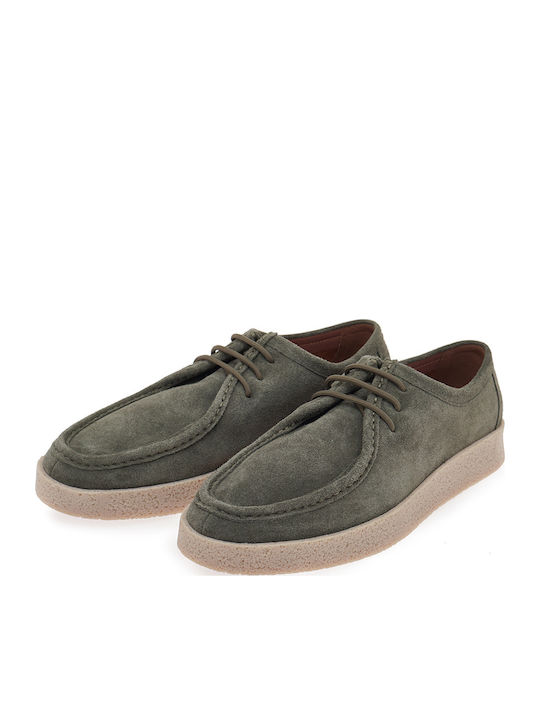 Suede Men's Casual Shoes Green