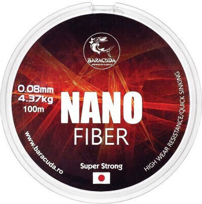 Fir Textil Multifilament Baracuda Nano Fiber 100 M Orange