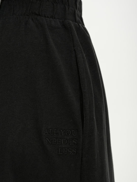 Less Is Sweatpants Flared Black