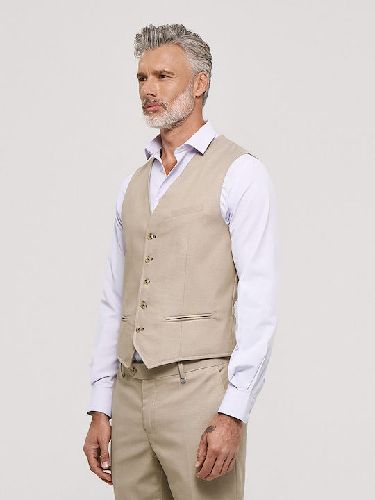 Men’s Vest Beige