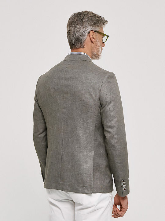Men’s Suit Jacket with Slim Fit Green