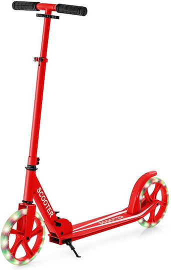 Costway Kids Scooter Foldable 2-Wheel Red