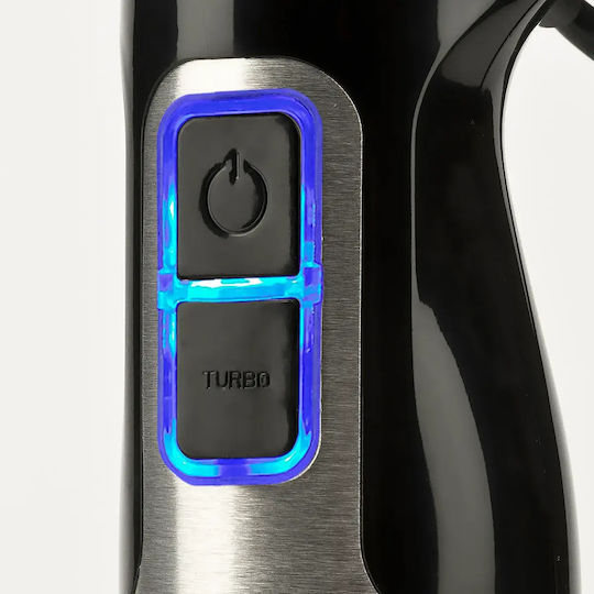 G3Ferrari Handmixer mit Inox-Stab 1000W Schwarze
