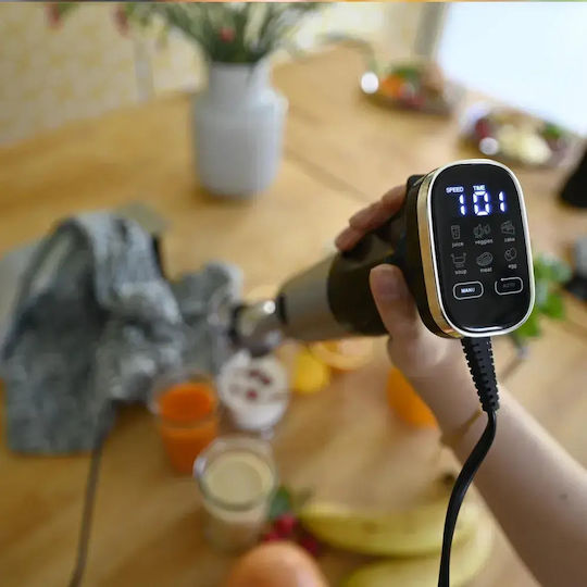 Kohersen Ραβδομπλέντερ με Πλαστική Ράβδο 1200W Γκρι