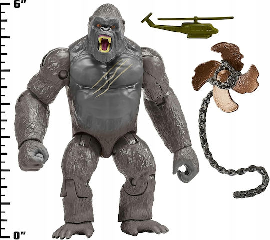 Godzilla X King Kong – Figurină Kong 15 Cm Skull Island + Accesorii