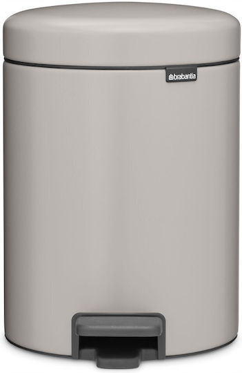 Brabantia Newicon Πλαστικό Καλαθάκι Μπάνιου 5lt Γκρι