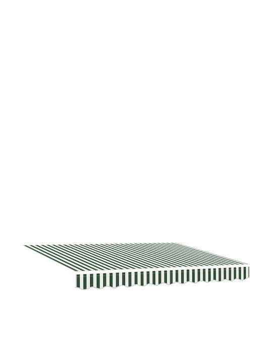 vidaXL Cort Terasă Verde 3x2.5m