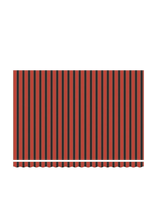 vidaXL Markise Terrasse Orange 5x3m