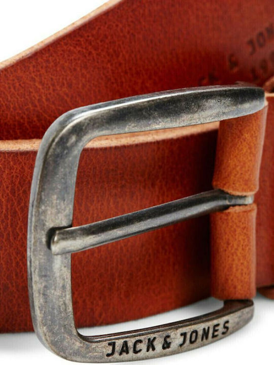 Jack & Jones Men's Leather Brown Belt Jack & Jones Men's Leather Brown Belt