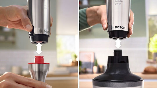 Bosch Hand Blender with Plastic Rod 1200W Gray