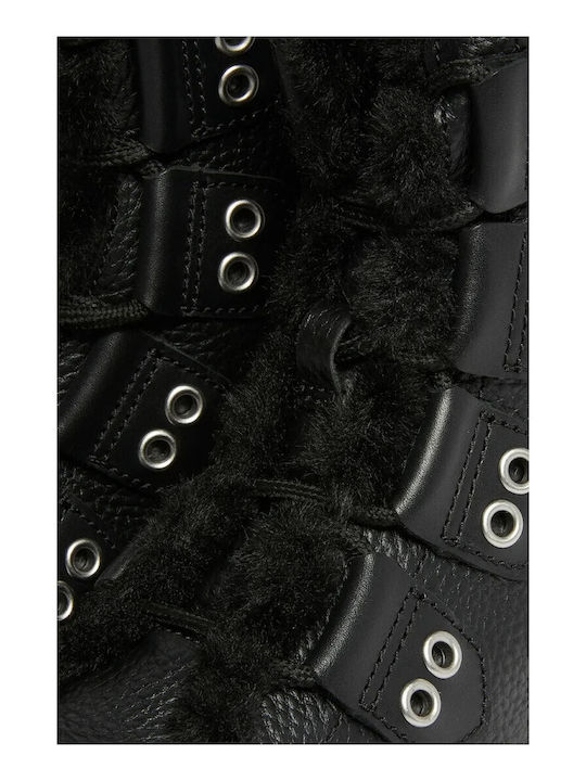 1460 Leder Herrenstiefel Schwarz