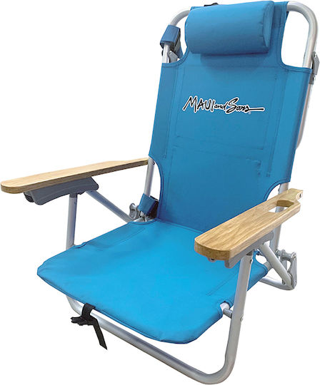 Maui & Sons Helinox Aluminium Strandstuhl Blau