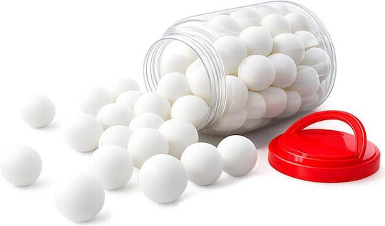 Set Ping Pong Balls 60 Pieces White Storage Case Aria Trade