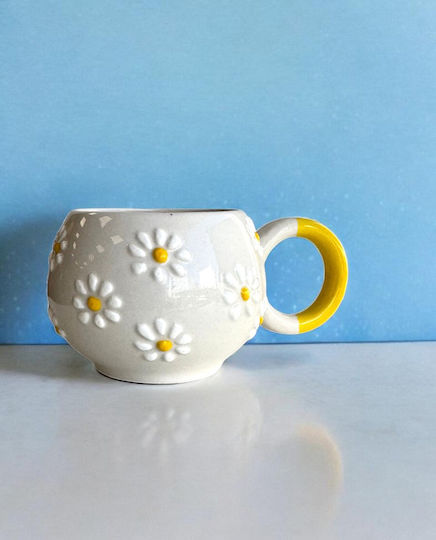 Cana Ceramică Galbenă