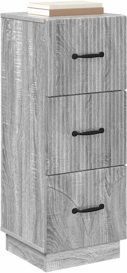 Sertar de Depozitare din Lemn cu 3 Sertare M33xL34.5xÎ87cm