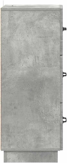 Comodă de Depozitare din Lemn cu 3 Sertare L33xl34,5xÎ87cm