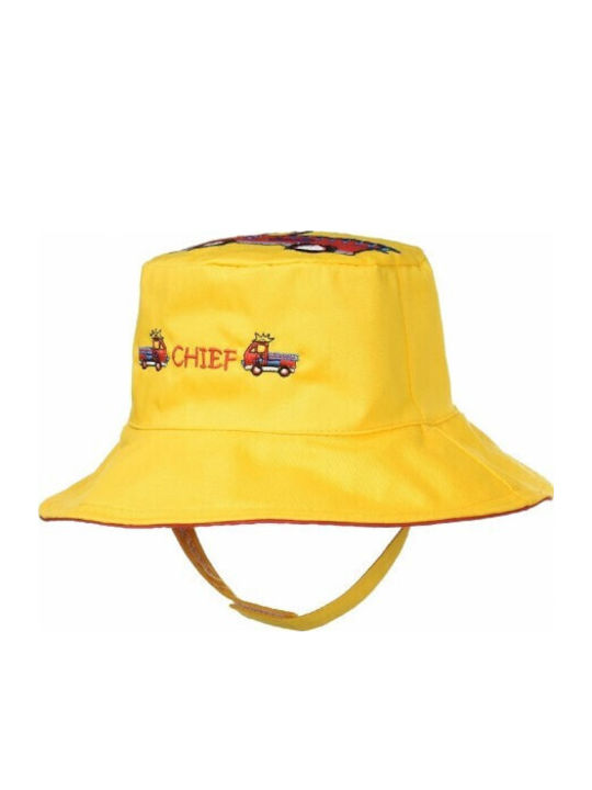 Flapjackkids Kids' Bucket Fabric Sunscreen Yellow Hat