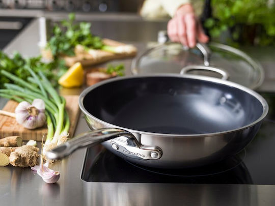Green Pan Premiere Wok From Stainless Steel 30cm