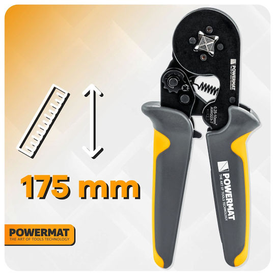 Powermat Cleste Sertizat Interval De Secțiune 0.25 - 10mm² Cu Mecanism Cu Clichet Lungime 175mm
