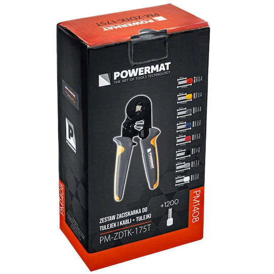 Powermat Cleste Sertizat Interval De Secțiune 0.25 - 10mm² Cu Mecanism Cu Clichet Lungime 175mm