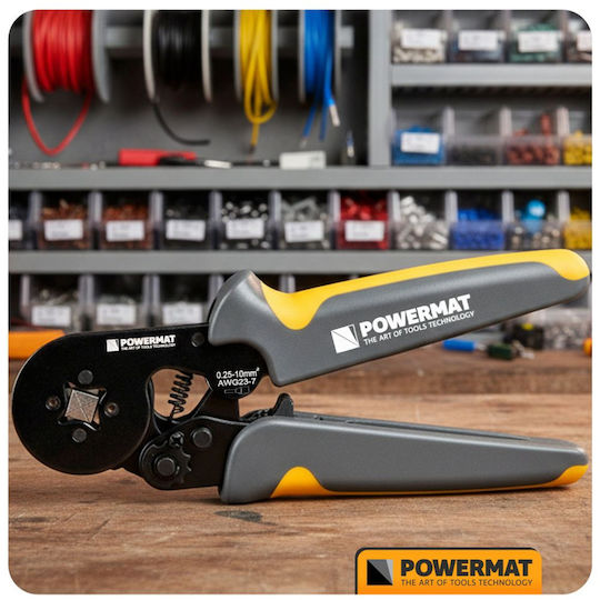 Powermat Cleste Sertizat Interval De Secțiune 0.25 - 10mm² Cu Mecanism Cu Clichet Lungime 175mm