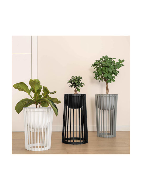 Standing Flower Stand Loft Double-sided Black 39.5 Cm + 2x Insert Standing Flower Stand Loft Double-sided Black 39.5 Cm + 2x Insert