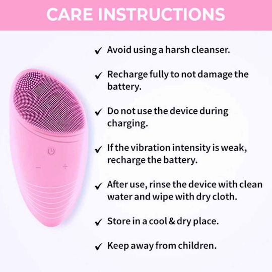 Uncle George Face Cleansing Brush 15.02.04-0002-PINK
