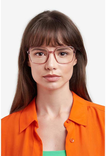 Polaroid Прозрачен Розов Дамски Ацетатен Рамка За Очилa Pld D526 900