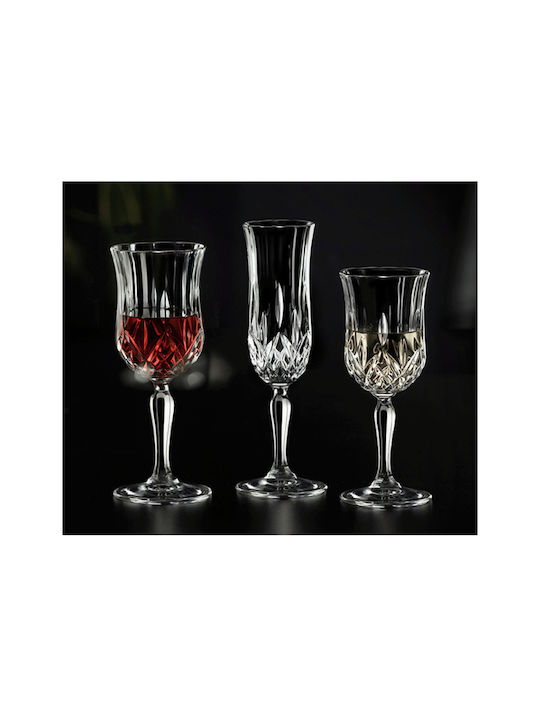 RCR Opera Set Glasses for White and Red Wine Crystal Goblets 160ml 30 Pieces