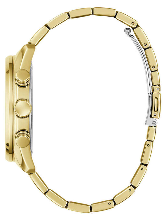 Guess Phoenix Men's Watch 44mm Battery with Stainless Steel Bracelet Gold