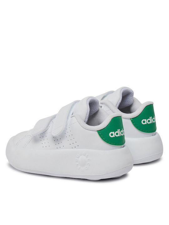 Advantage Kids Sneakers with Hoop & Loop Closure Cloud White / Green