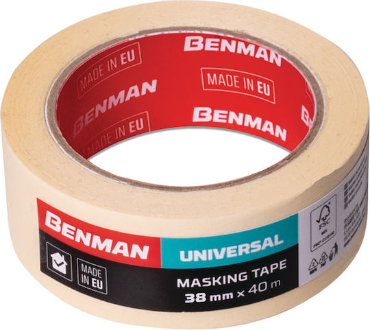 Универсална маскираща лента Benman 38mmx40m 40564 40564