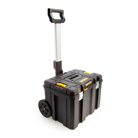 DEWALT TSTAK Τροχήλατο Πλαστικό Μπαούλο Μεταφοράς και Αποθήκευσης Εργαλείων Π63.5xB51.2xΥ43.2cm DWST83347-1