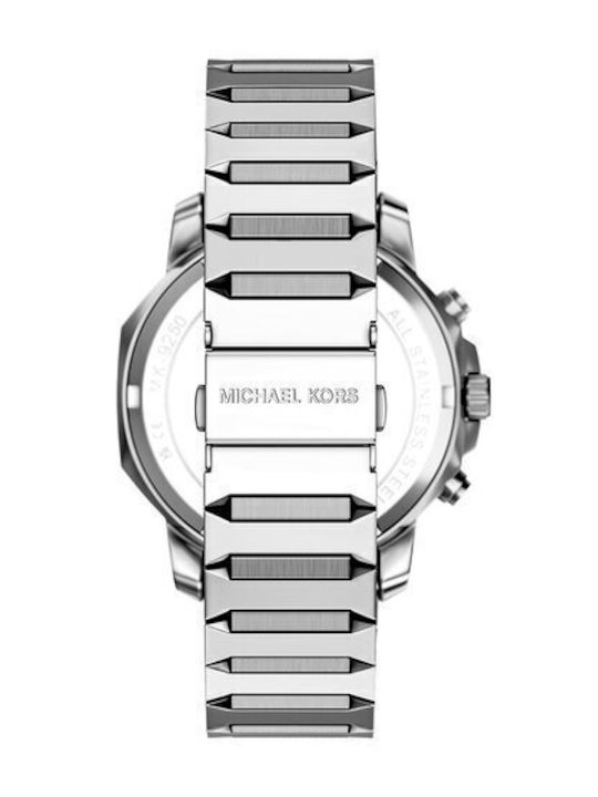 Michael Kors Prescott Men's Watch Battery Silver