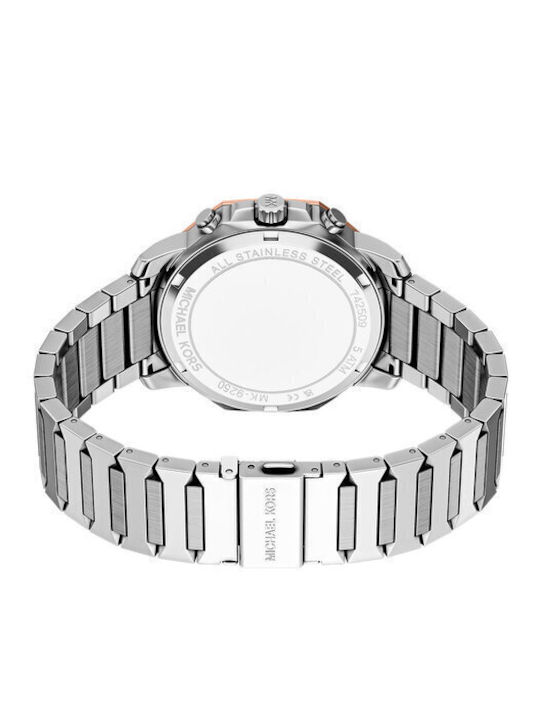 Michael Kors Prescott Men's Watch Battery Silver