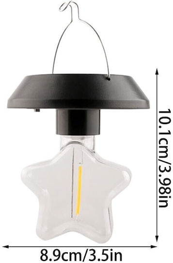 Hanging Solar Light with Warm White Light
