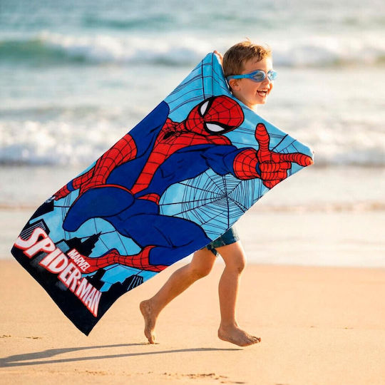 Spiderman Jump Set Towel 70x140cm + Swimming Goggles Beach + Pool